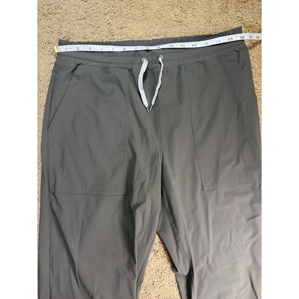 Vuori Miles Jogger Pants Women's Large Green Performance Ankle Athleisure Comfy - Picture 5 of 9
